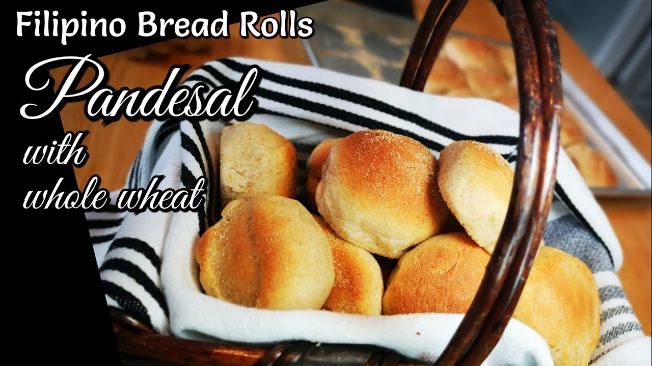 Classic Pandesal Recipe with Whole Wheat / Filipino Bread Rolls