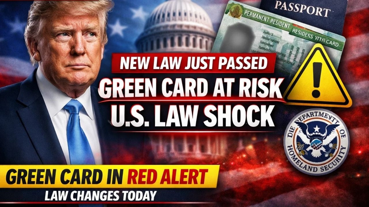 💥 URGENT UPDATE: New 2026 U.S. Immigration Law Puts Green Card Holders at Risk