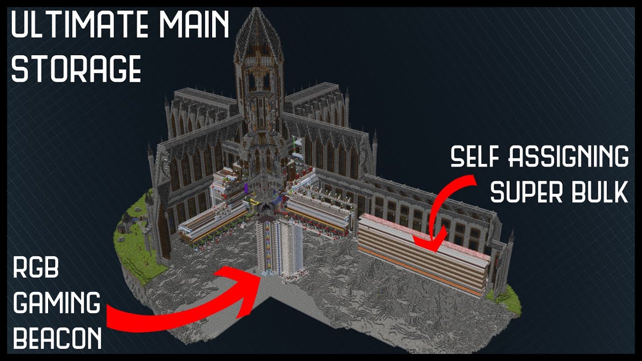 Мы построили САМУЮ БОЛЬШУЮ систему хранения данных в Minecraft