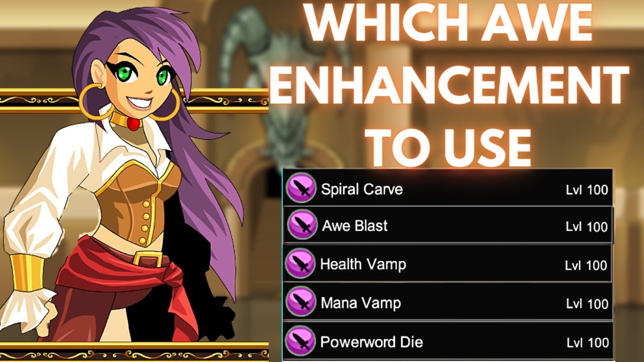 AQW Как получить улучшение Awe + Объяснение улучшений Awe