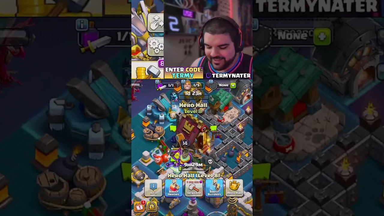 INSANE BUG WHERE YOU CAN USE HEROES WHILE UPGRADING!🟢(Clash Of Clans)