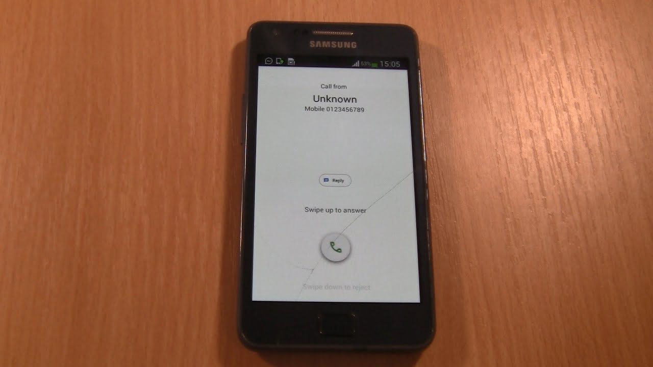 Google Pixel 2 on Samsung Galaxy S2 plus  incoming call via Fake call