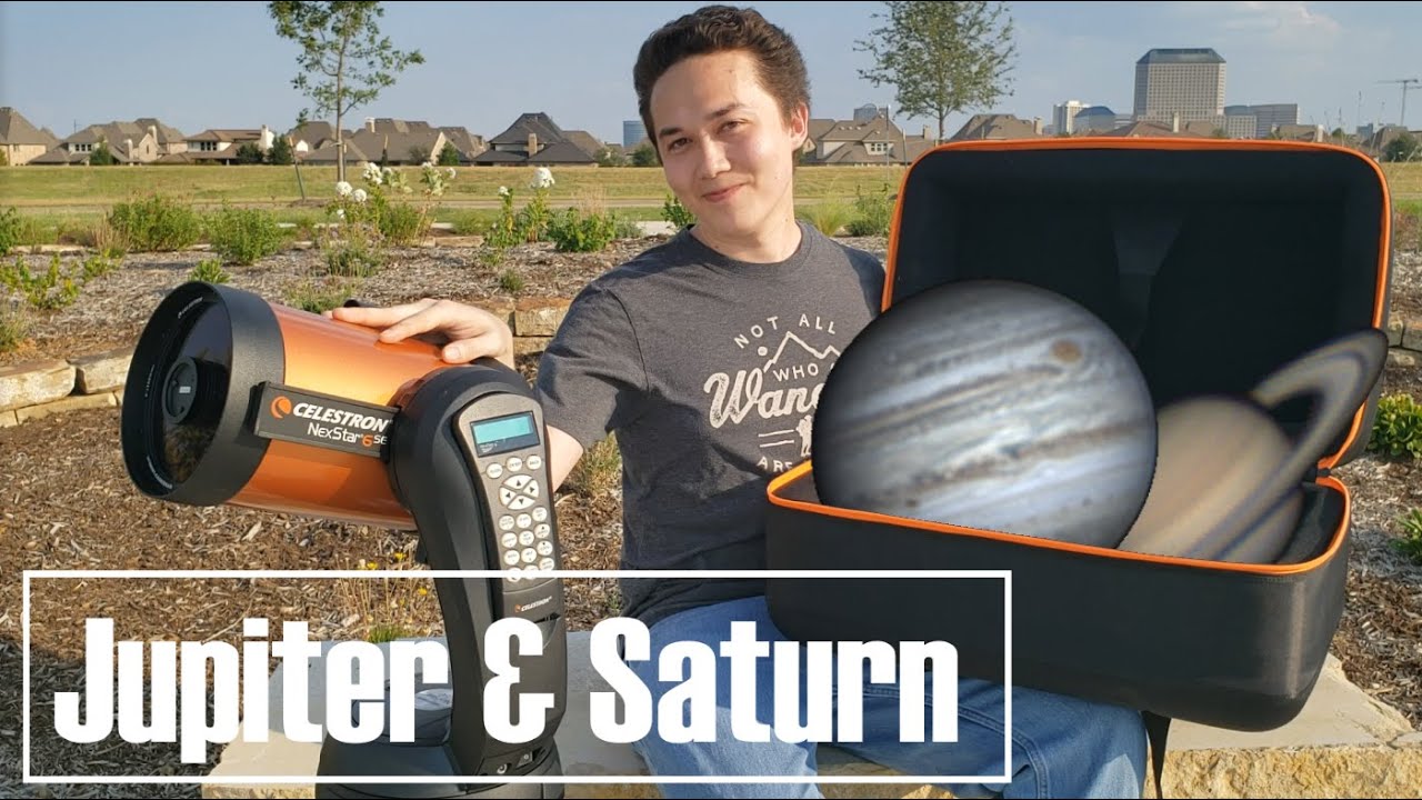 ЮПИТЕР и САТУРН с моим Celestron 6se