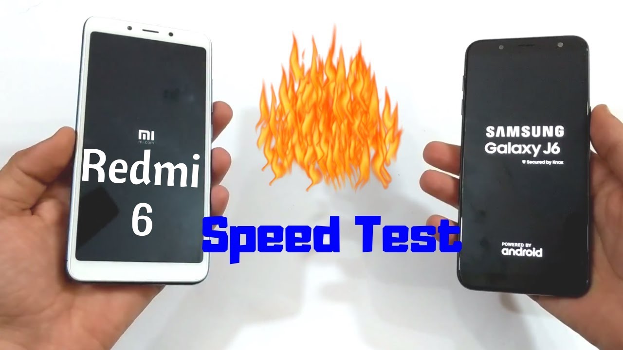Xiaomi Redmi 6 Vs Galaxy J6 Speed Test Comparison | Hindi Urdu | "Tech Pakistan"