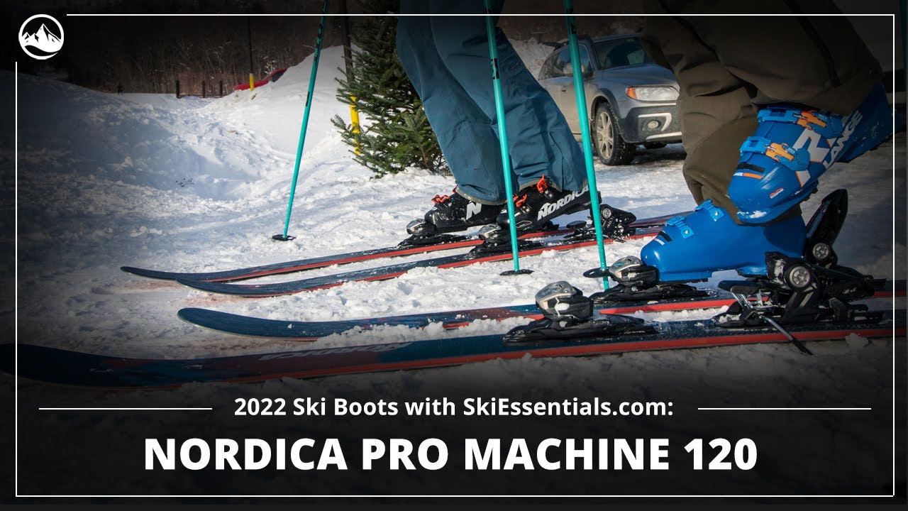 2022 Nordica Pro Machine 120 Ski Boots with SkiEssentials.com
