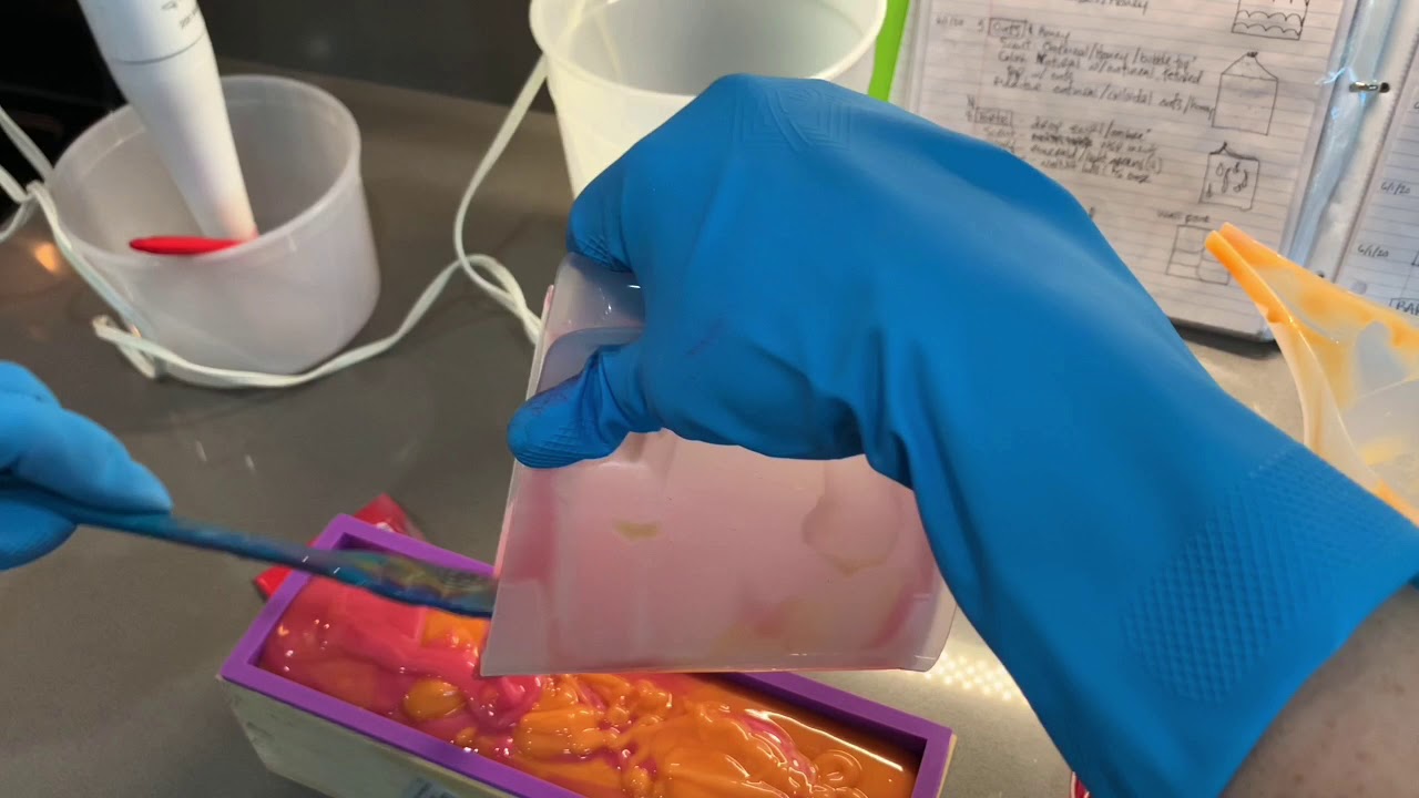 Making and Cutting-Flame CP Soap