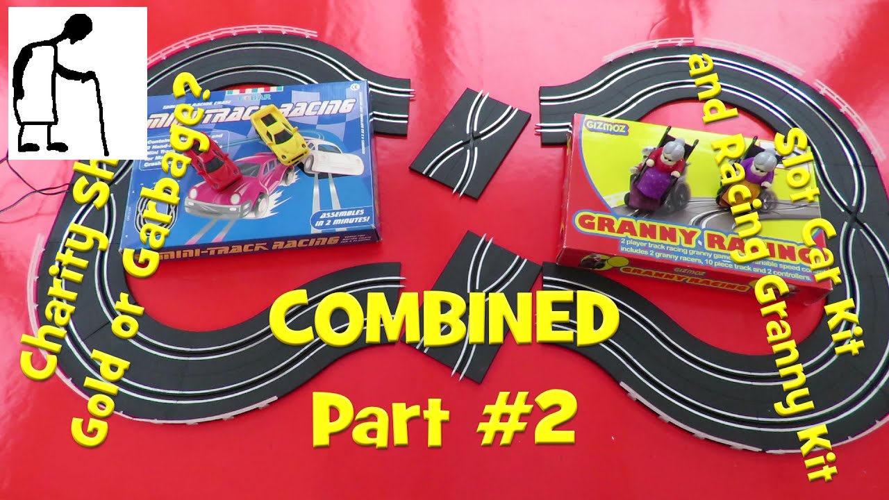 Charity Shop Gold or Garbage? Slot Car Kit and Racing Granny Kit combined PART #2