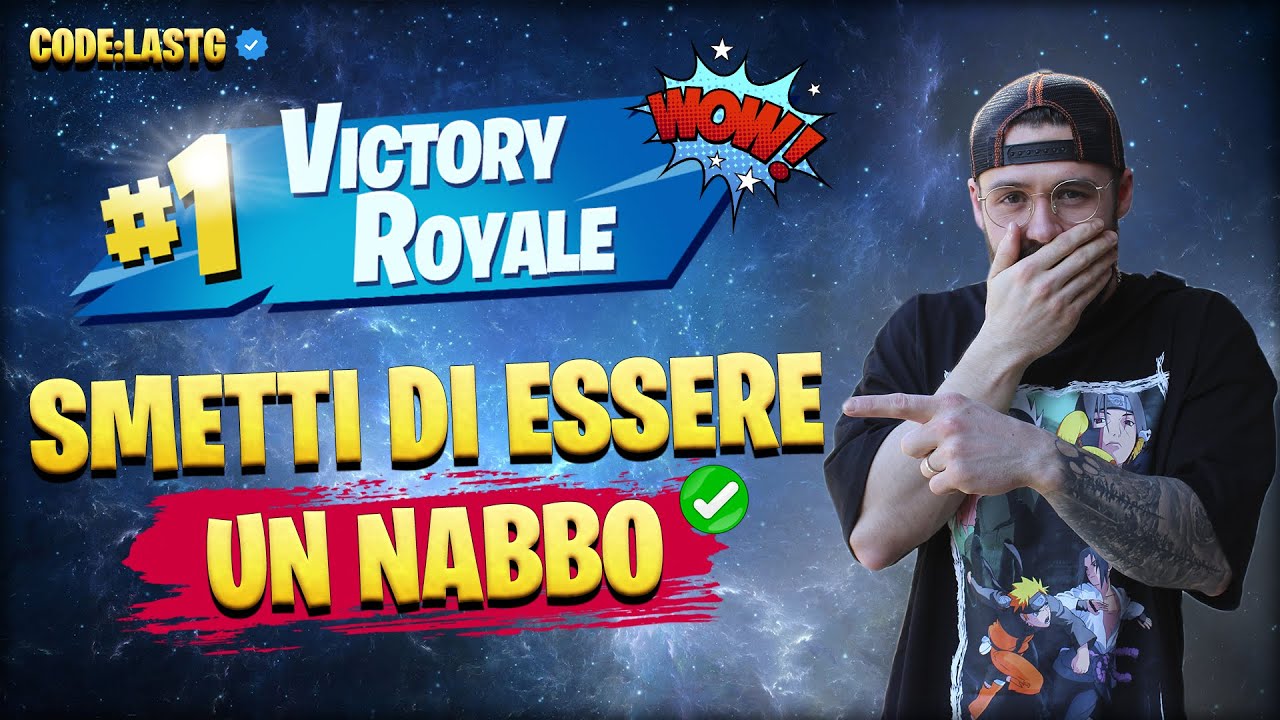 COME SMETTERE DI ESSERE UN NABBO SU FORTNITE 🤡✅