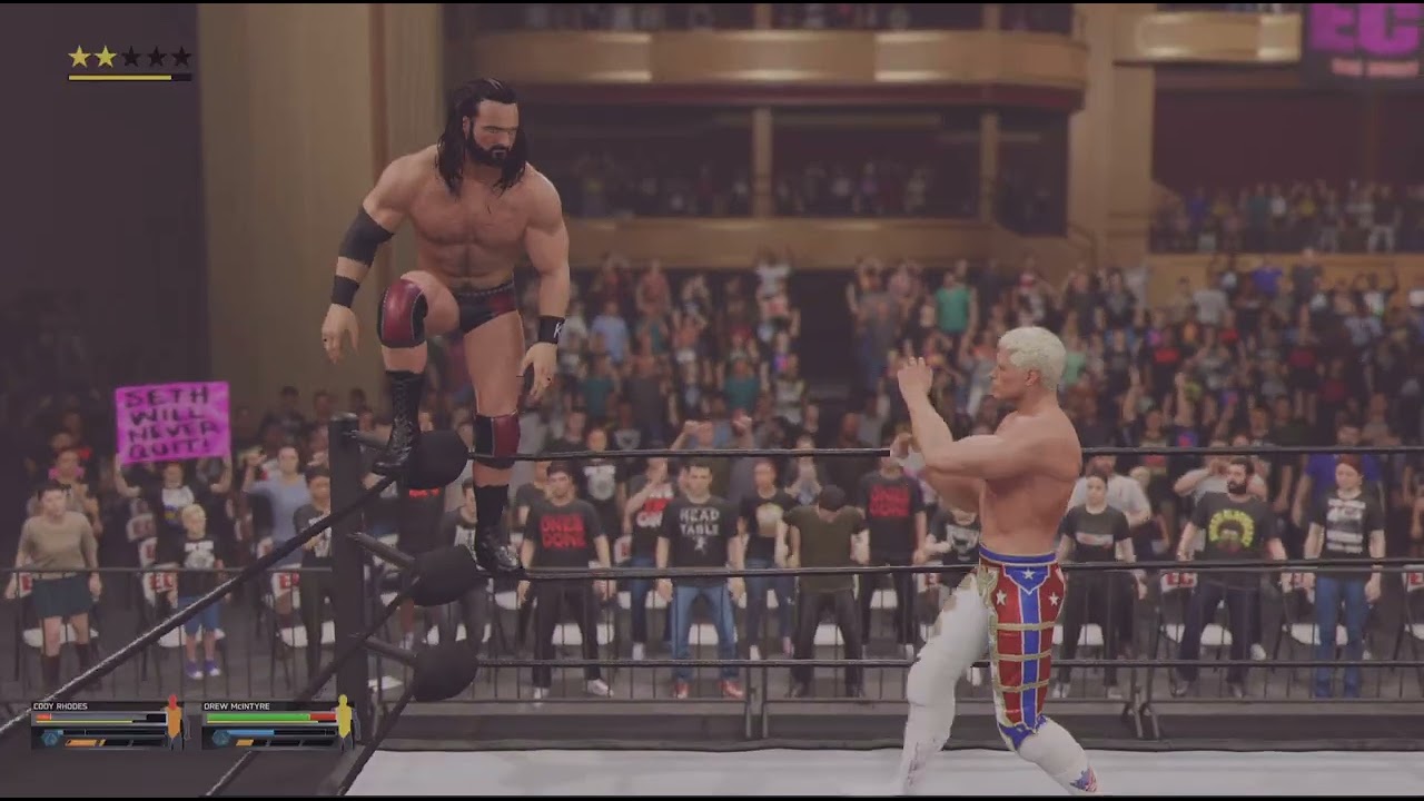 Cody Rhodes v drew macintyre