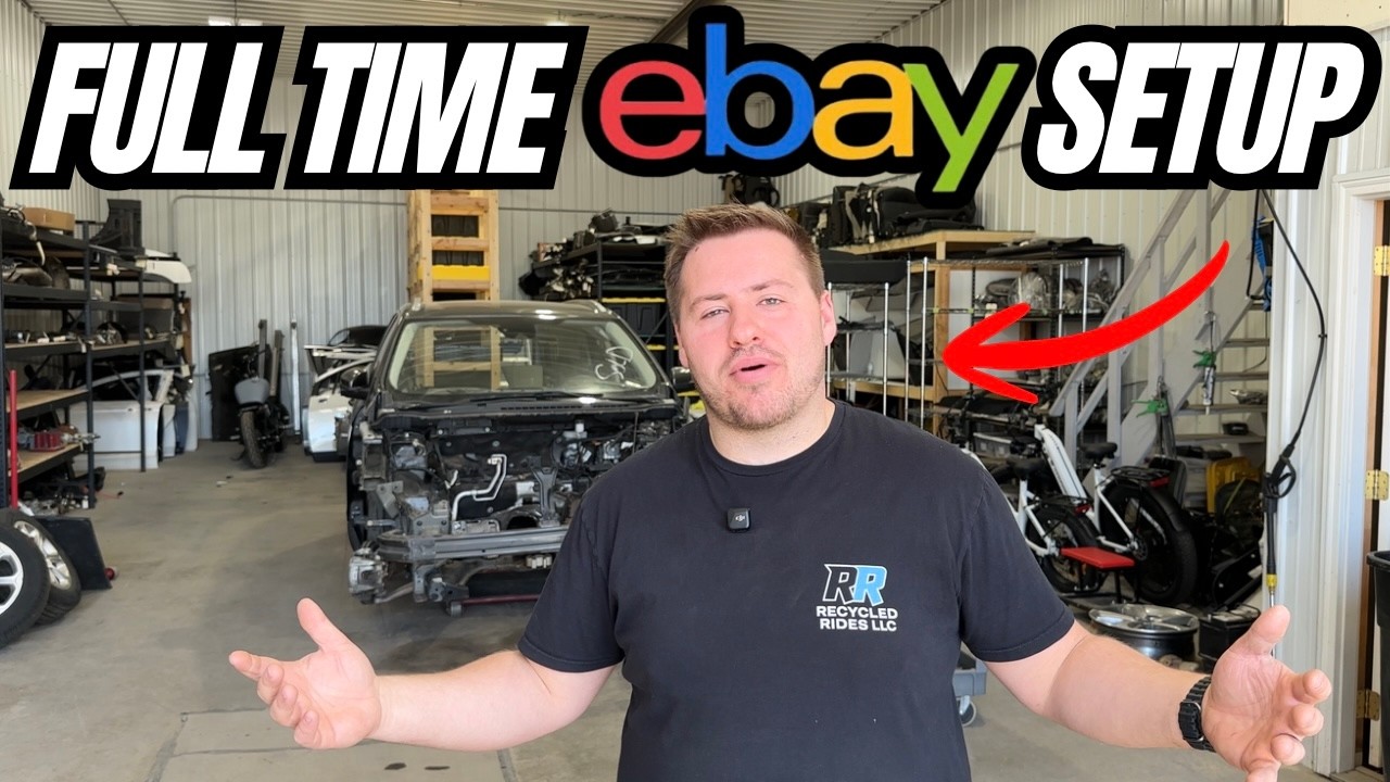 Полный обзор склада eBay. Продажа подержанных автозапчастей на eBay.