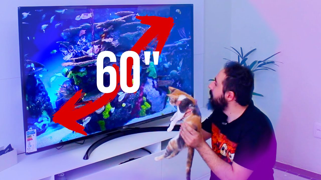 Eu FIQUEI BESTA! UNBOXING da LG SmartTV 60