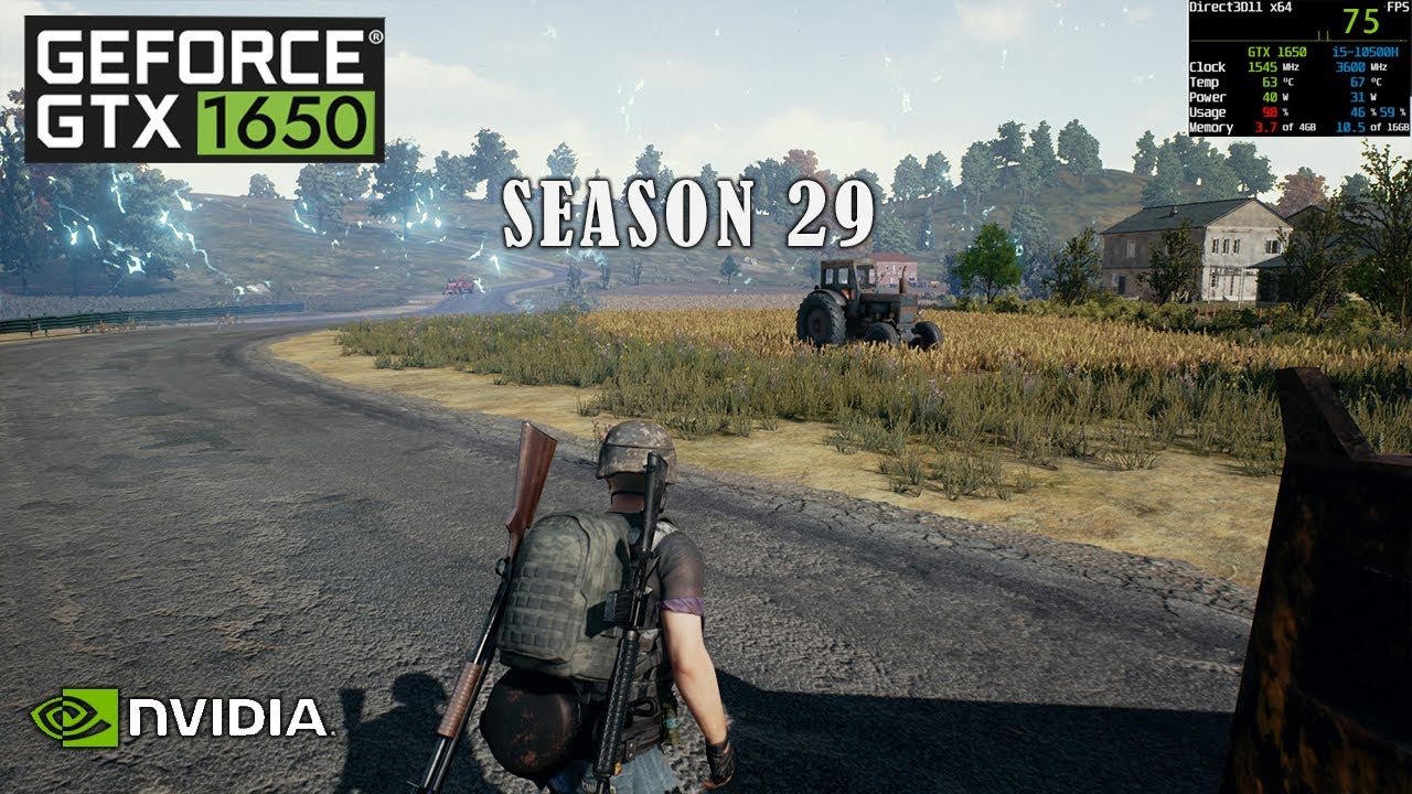 GTX 1650 Laptop - PUBG - MSI GF63 Thin - i5 10500h