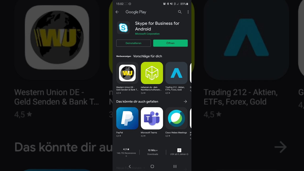 Skype for Business - Teilnahme als Gast mit einem Android-Ger&auml;t