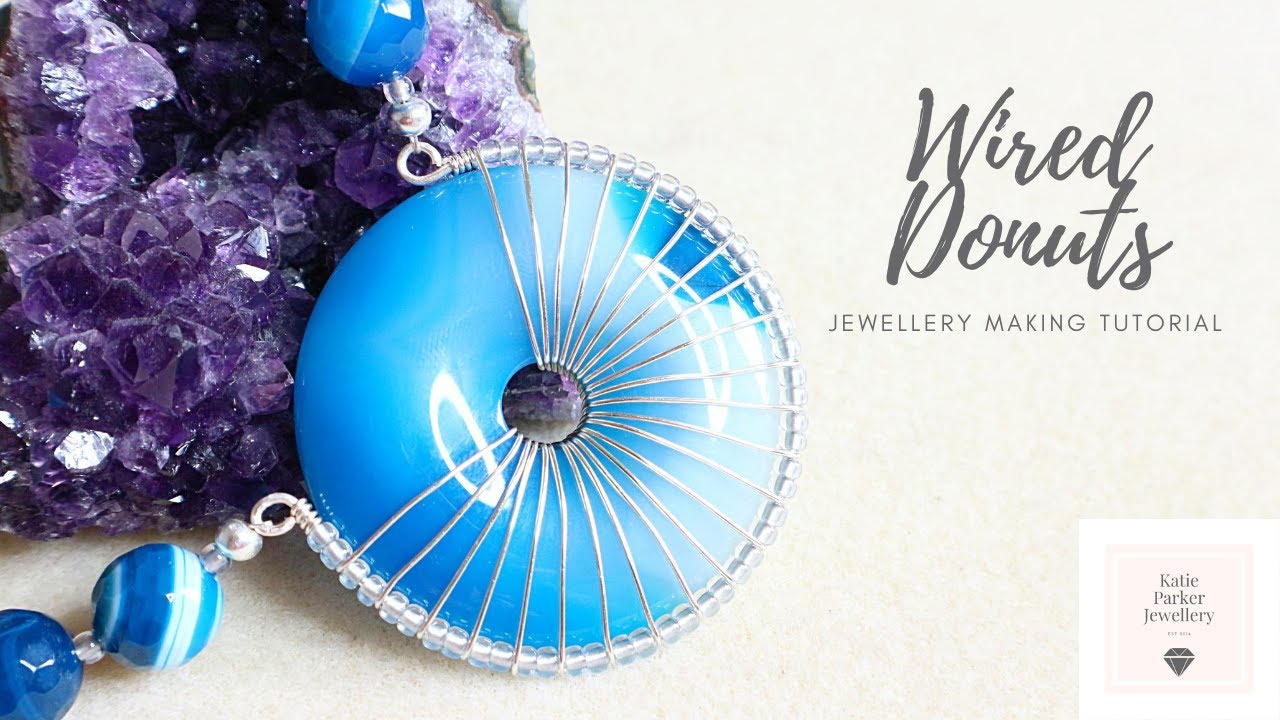 Wired Donuts - Dounut Pendant - Wire Work Jewellery - Jewellery Making Tutorial
