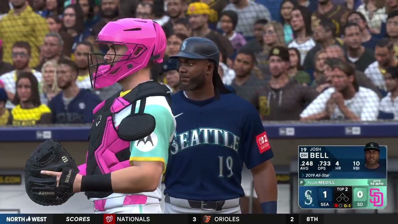 MLB The Show 25 Fantasy Draft Gm#43 SEA A.Houser (3-4, 5.32) vs SD-T.Megill (3-3, 7.05)