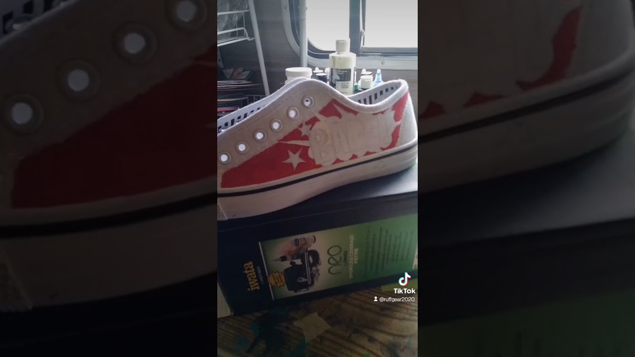 Acrylic Paint on Chucks!!
