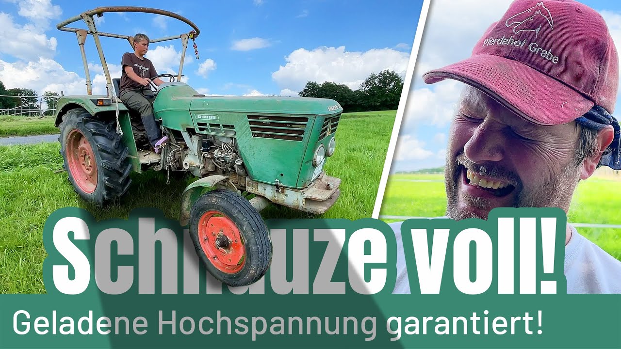 Farm-Vlog #040 - Stromausfall! Schnauze voll! Positiv abschließen! Mein Sohn fährt den Deutz 4006!