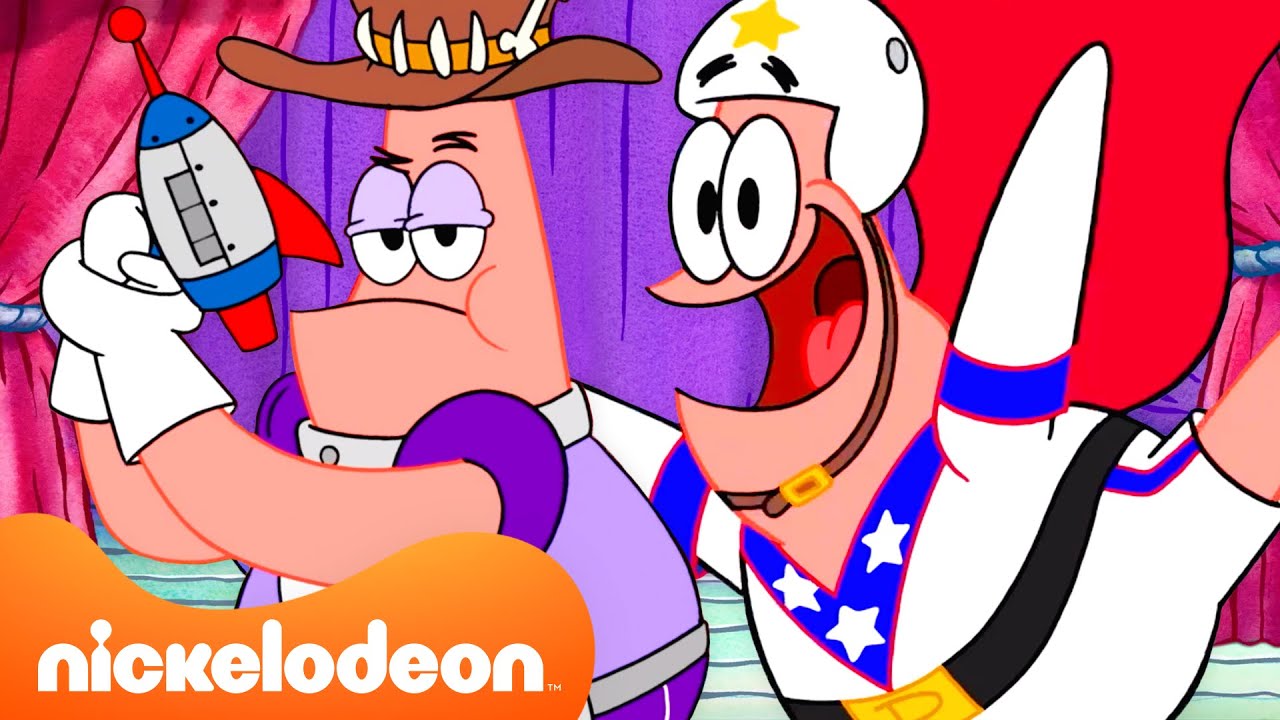 Patrick Being THE Star for 60 Minutes Straight ⭐ | SpongeBob | @Nicktoons
