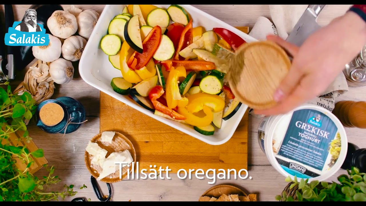 Ugnstekta Gr&ouml;nsaker med getosts&aring;s