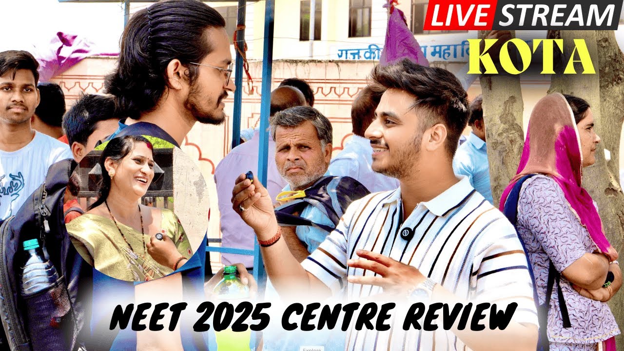 NEET 2025 का असली Review 🔥 | Kota से Live Exam Centre पर जाकर बताया सबकुछ!