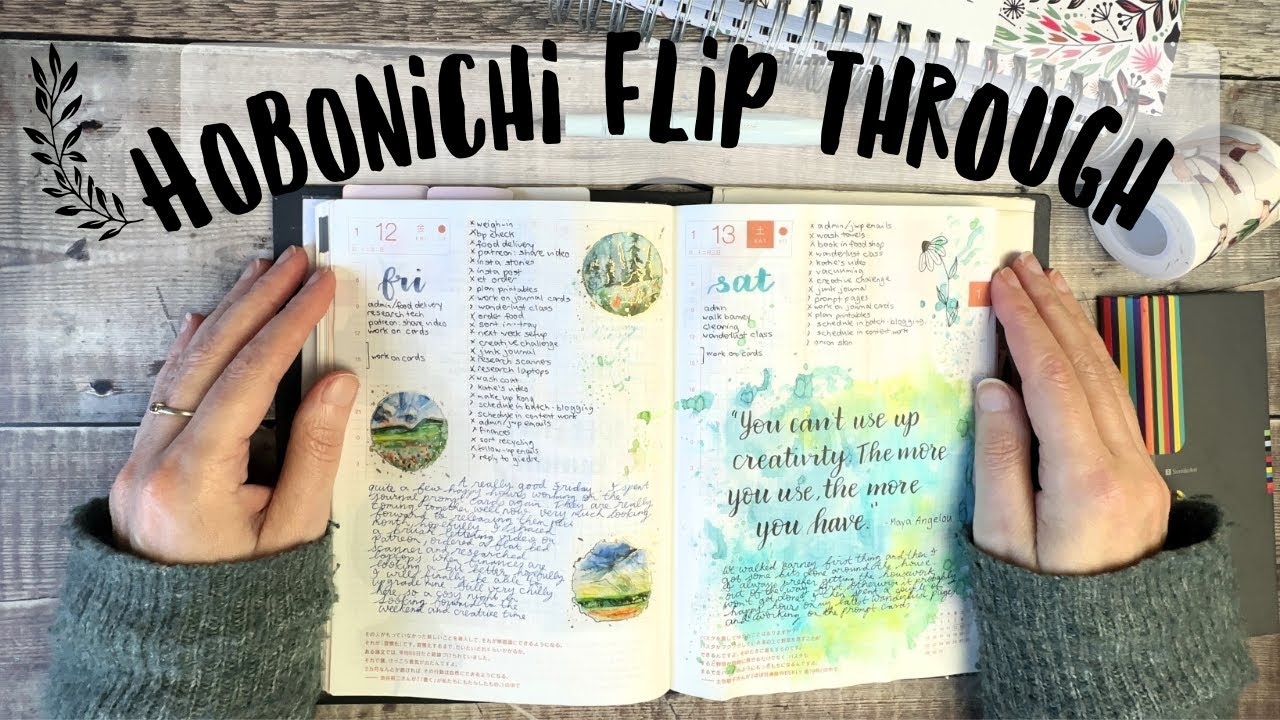 How I Use My Hobonichi for Planning