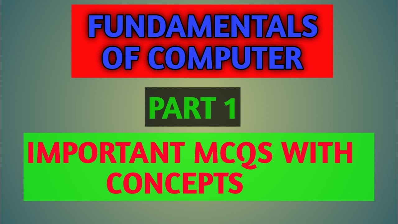 STET COMPUTER SCIENCE 2019 !!chapter 1!! *Part 1* most important mcqs for STET computer science