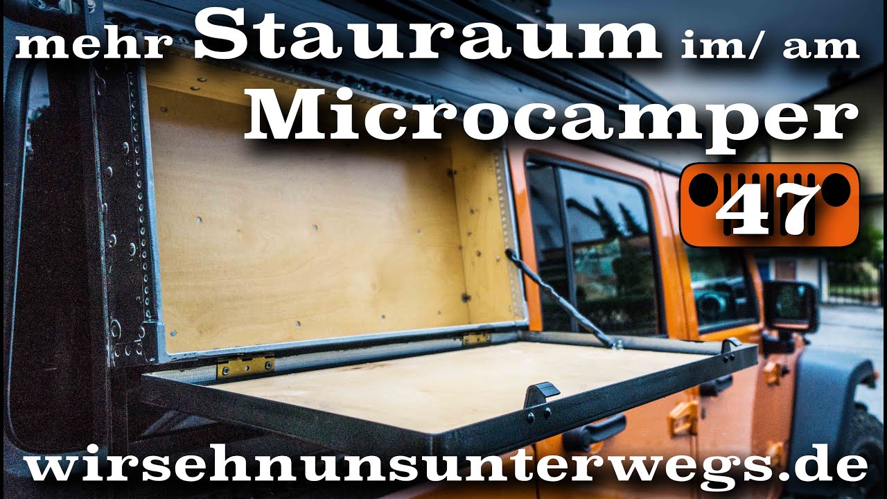 Militärkiste als Stauraum am Microcamper | AusbauVlog47 | wirsehnunsunterwegs.de