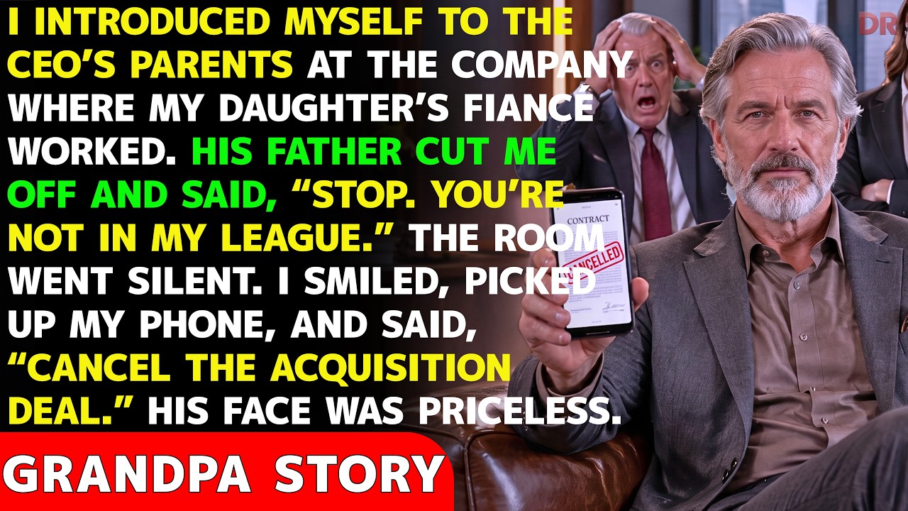 &ldquo;YOU&rsquo;RE NOT IN MY LEAGUE!&rdquo; My Daughter&rsquo;s Fianc&eacute;&rsquo;s Father Said&mdash;Then I Canceled His Acquisition Deal