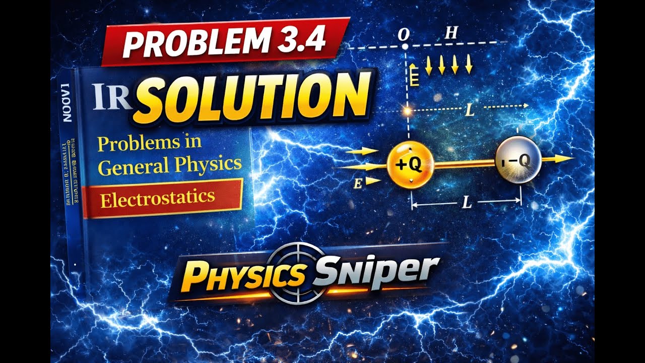 I.E. Irodov Problem 3.4 Electrostatics | Complete Solution | JEE Advanced / NEET