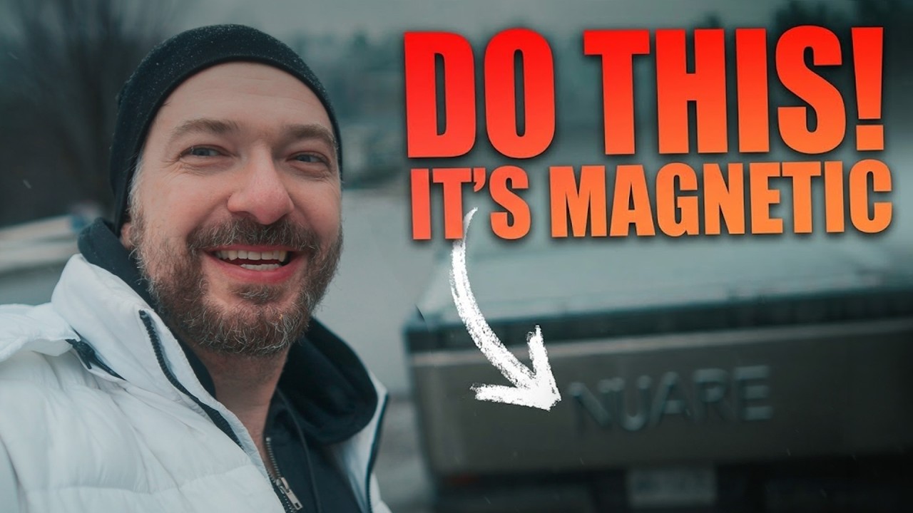 Как разместить рекламу на Cybertruck всего за 5 долларов (магниты, напечатанные на 3D-принтере) 🧲