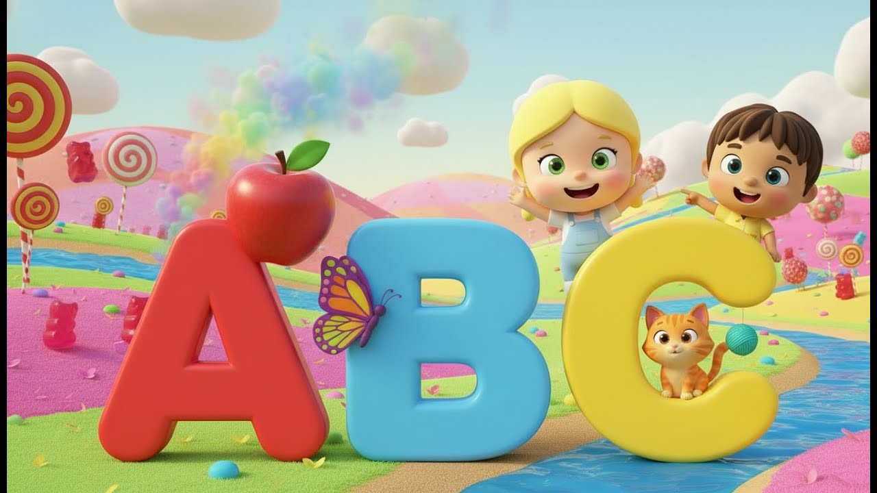 ABC Song | Alphabet Song | Funny Cartoons Nursery Rhymes & Kid Song