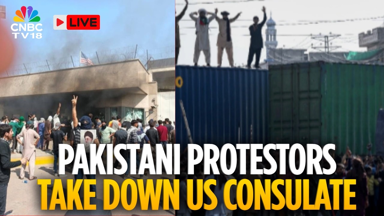 Pakistan Iran News LIVE: Protesters Take Down US Embassy In Karachi | Several Injured | Israel |N18G
