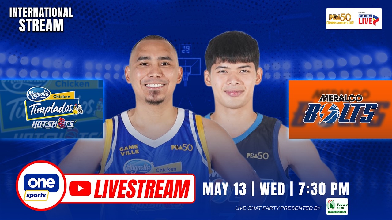 LIVE: MAGNOLIA vs MERALCO | PBA SEASON 50 COMMISSIONER&rsquo;S CUP | MAY 13, 2026 | INTERNATIONAL STREAM