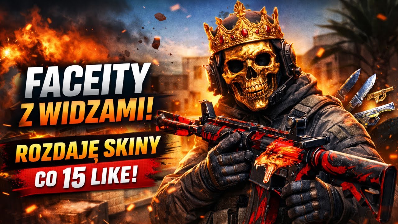 Nocny cs z widzami/ co 15 lików rozdaje  skin dla czatu!!!!