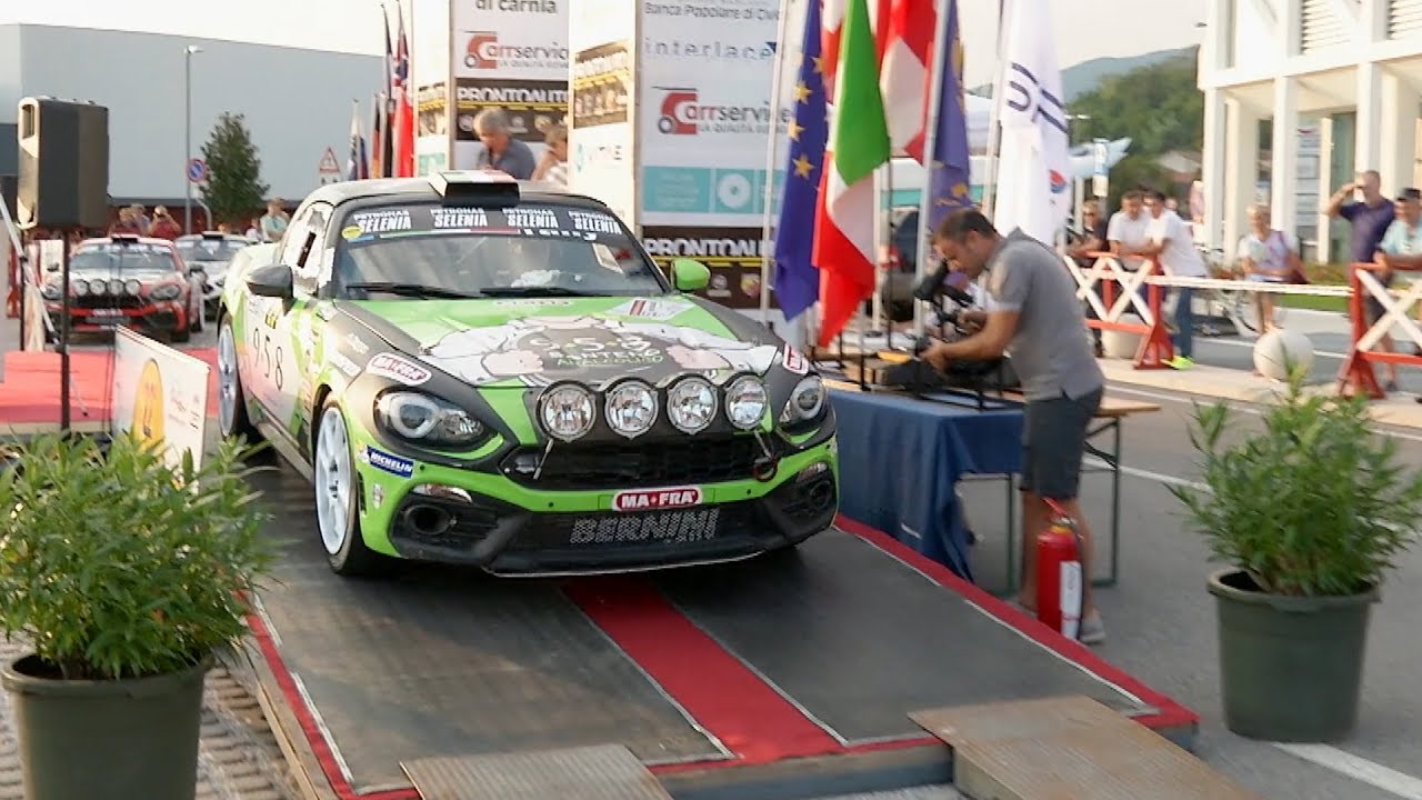 Abarth 124 Rally al Rally del Friuli Venezia Giulia 2017