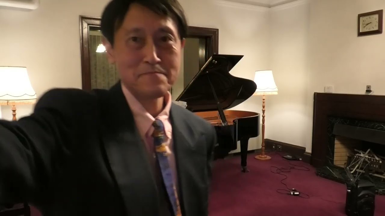 １再会（ポール・モーリア、金子由香利）　２ピアノ・レッスン（イメージ即興曲）　by　ピアノ即興詩人かわせひろし♪　かわせひさこ追悼演奏💕　2026/3/15　横浜市イギリス館スペシャル・コンサートにて