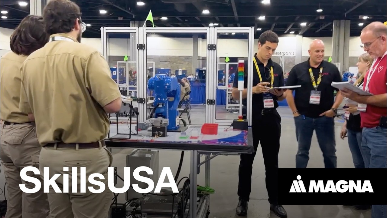 Empowering Future Innovators: Magna & SkillsUSA Spotlight Student Success in Manufacturing