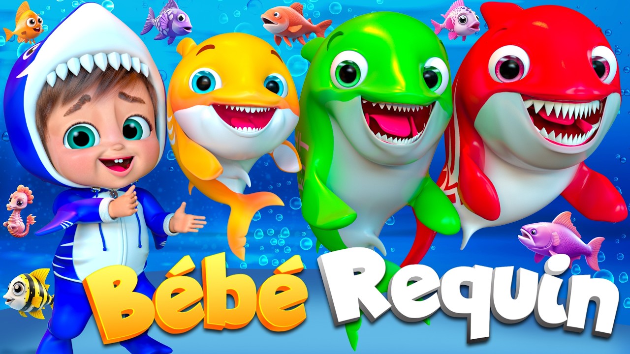 Bébé Requin Nage, Nage | Comptines Et Chansons | À Bébé Chanson @SuperLucaLEFrancais