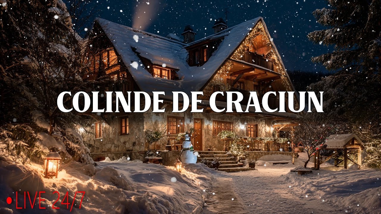 COLINDE TRADITIONALE 2025-2026🎅❄️ CELE MAI FRUMOASE COLINDE DE CRACIUN 🎅❄️ LIVE 24/7