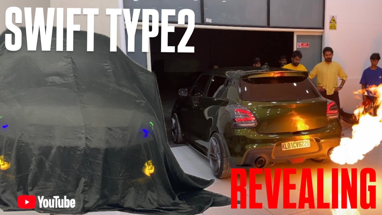 SUZUKI SWIFT TYPE2 REVEAL | COLOUR CHANGE | RBR TUNED | Modified cars in KERALA 