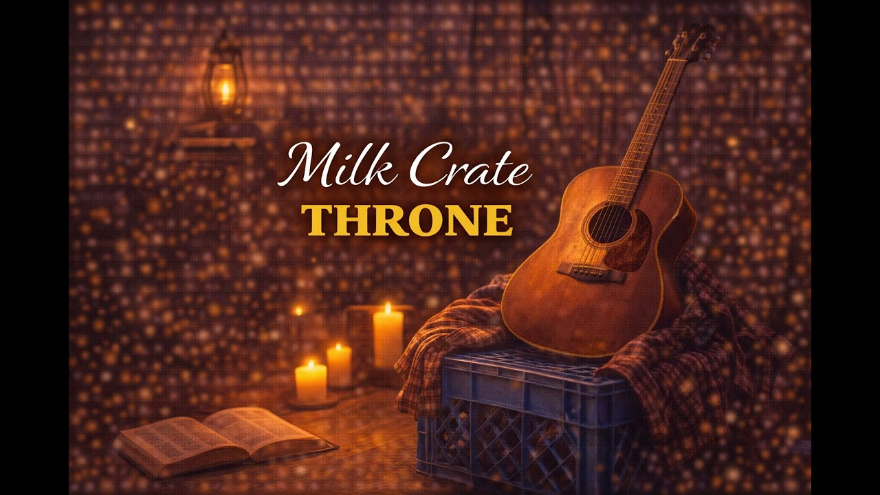 Milk Crate Throne