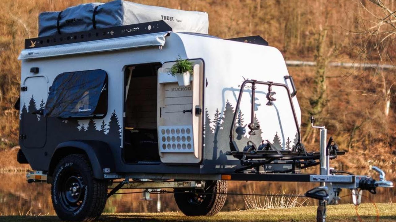 Kuckoo Camper Bruno 2024 &ndash; Mini-Wohnwagen jetzt mit Aufstelldach!
