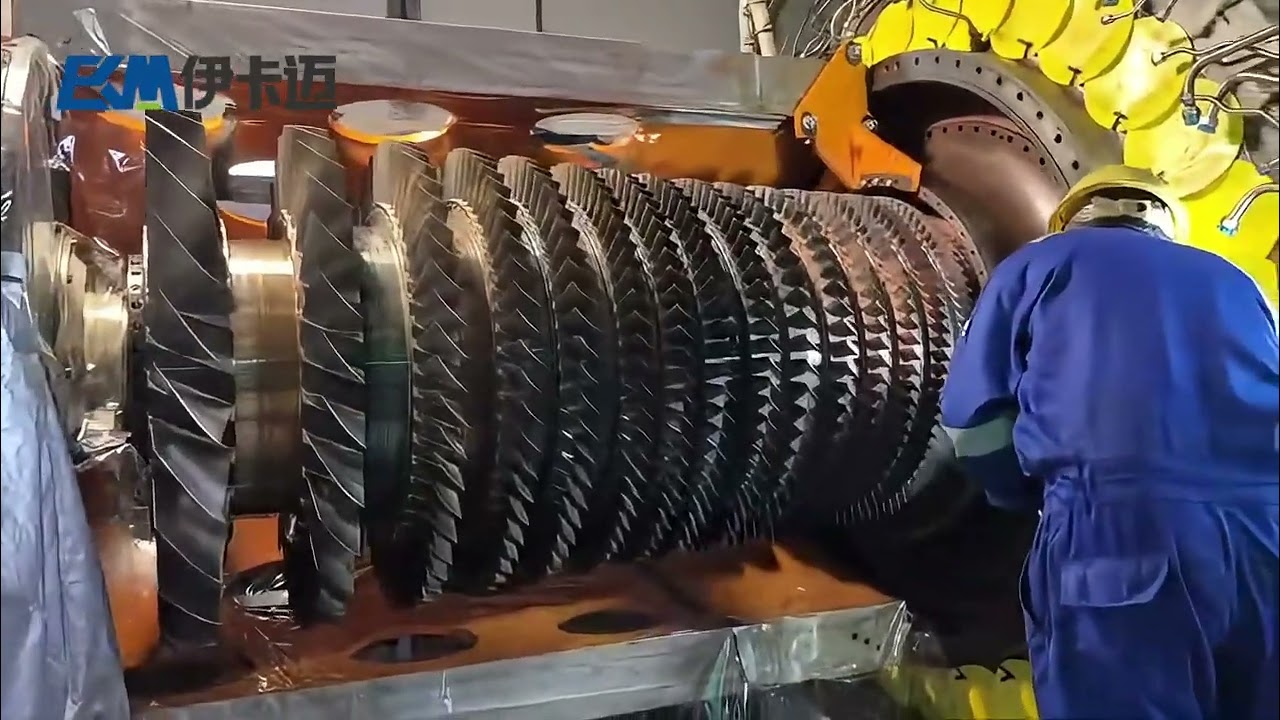 GT10 Dry Ice Blasting Machine Operation | Deep Descaling of Gas Turbine Rotor