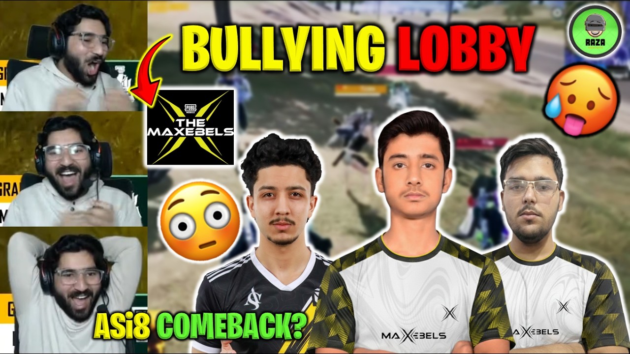 ASi8 ESPORTS COMEBACK? 🥵 @MAXEBELS BULLYING PMSC LOBBY 💀