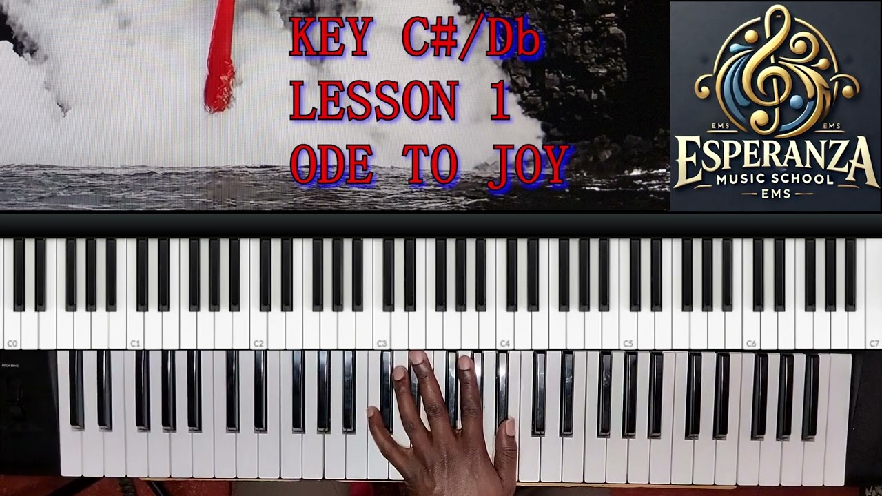 Ode to Joy Melody in C#/Db – Lesson 1: Notes, Intervals & Number System