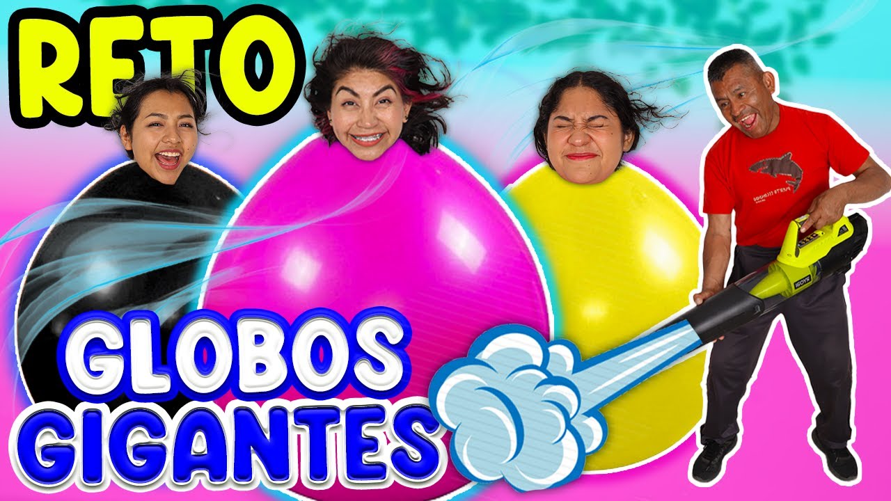 ¡RETO CON GLOBOS GIGANTES! 🟡 ¡ENTRAMOS CON AIRE! | CONNY MERLIN