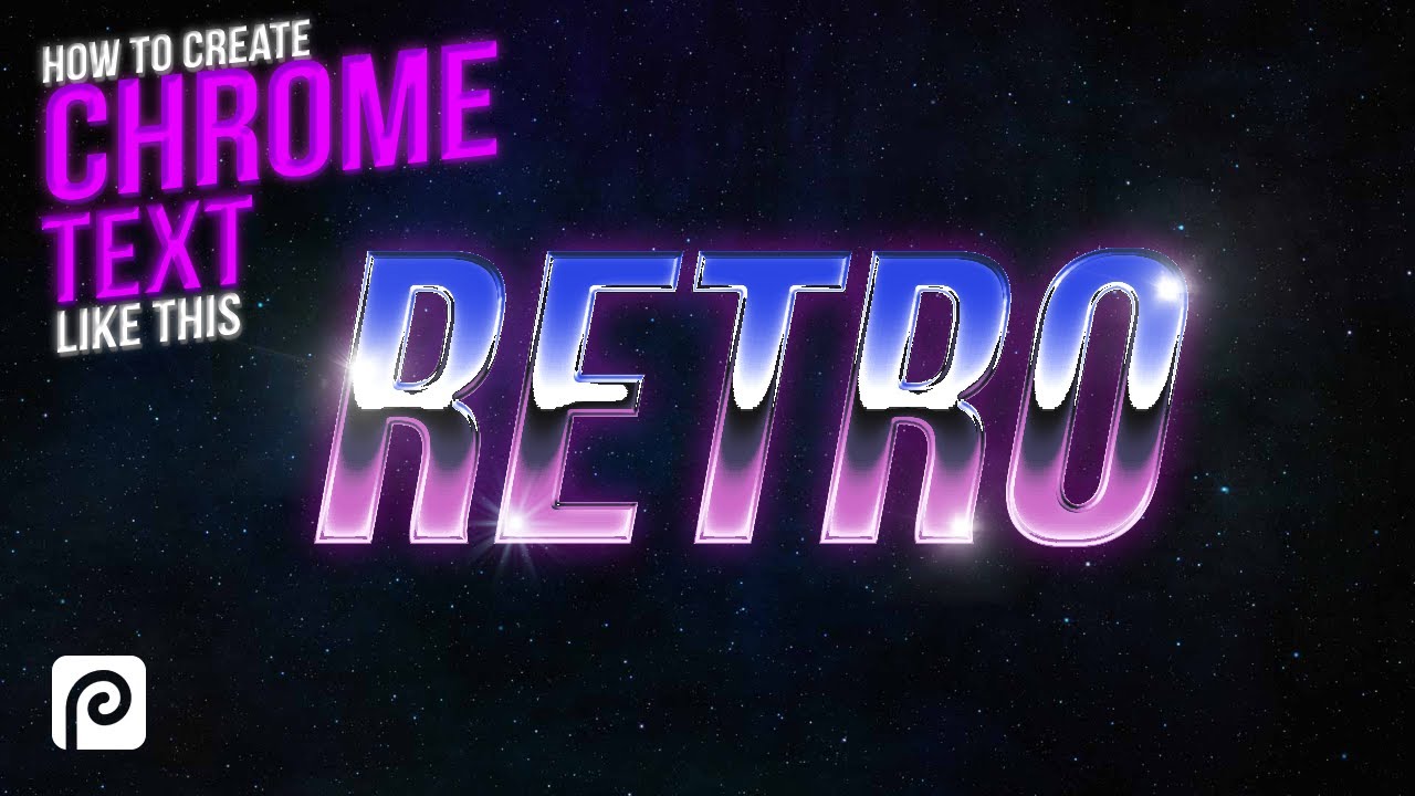Retro Text Tutorial | Photopea Tutorials