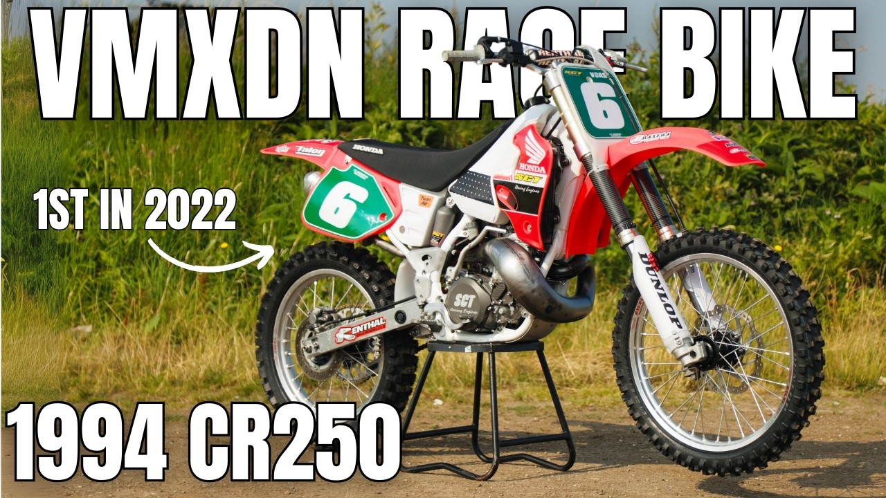 Riding Brad Andersons VMXDN Winning Bike! 1994 CR250