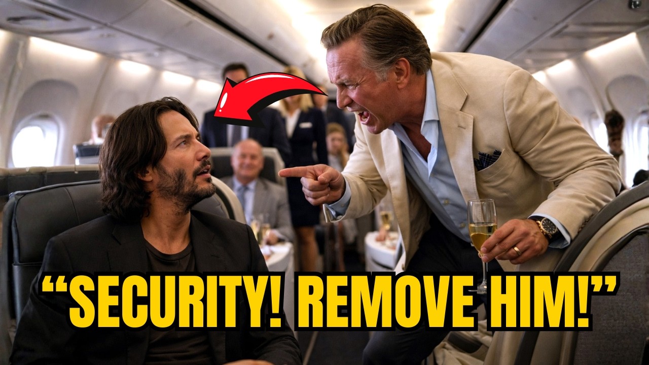 Rich Traveler Insults Keanu Reeves on a First Class Flight – Moments Later Everyone Realizes Who He