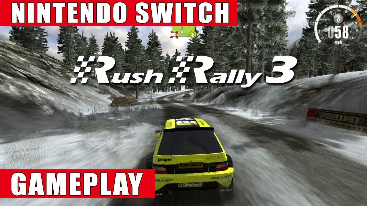 Rush Rally 3 Nintendo Switch Gameplay
